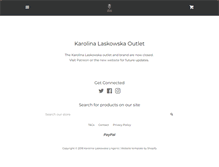 Tablet Screenshot of karolinalaskowska.com